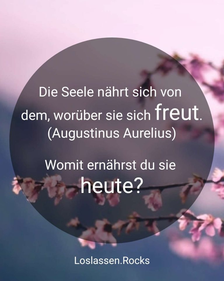Aristoteles über Die Seele Mit deiner Freude stärkst du auch die anderen - Loslassen-Rocks-Training