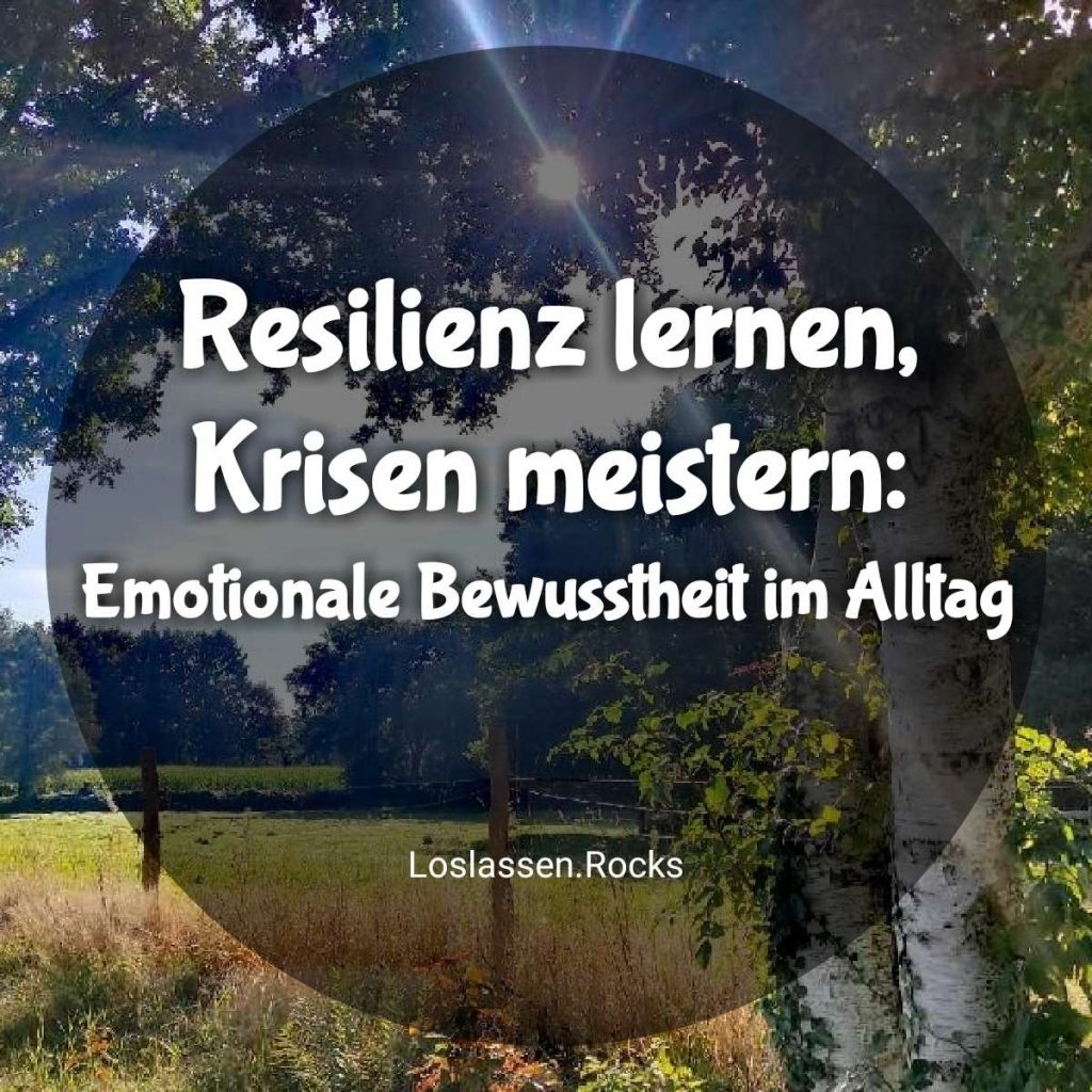 Resilienz lernen, Krisen meistern: Emotionale Bewusstheit im Alltag