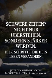 An schweren Zeiten stärker werdne