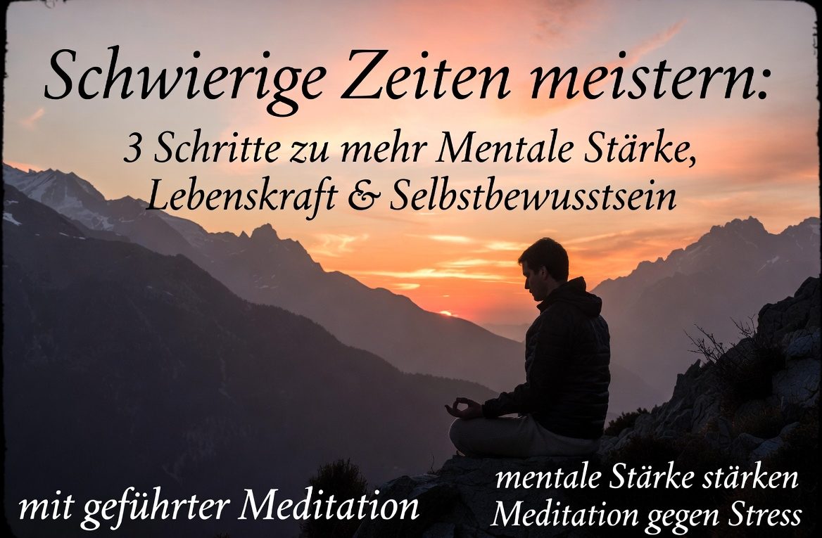 mentale stärke stärken - Meditation gegen stress