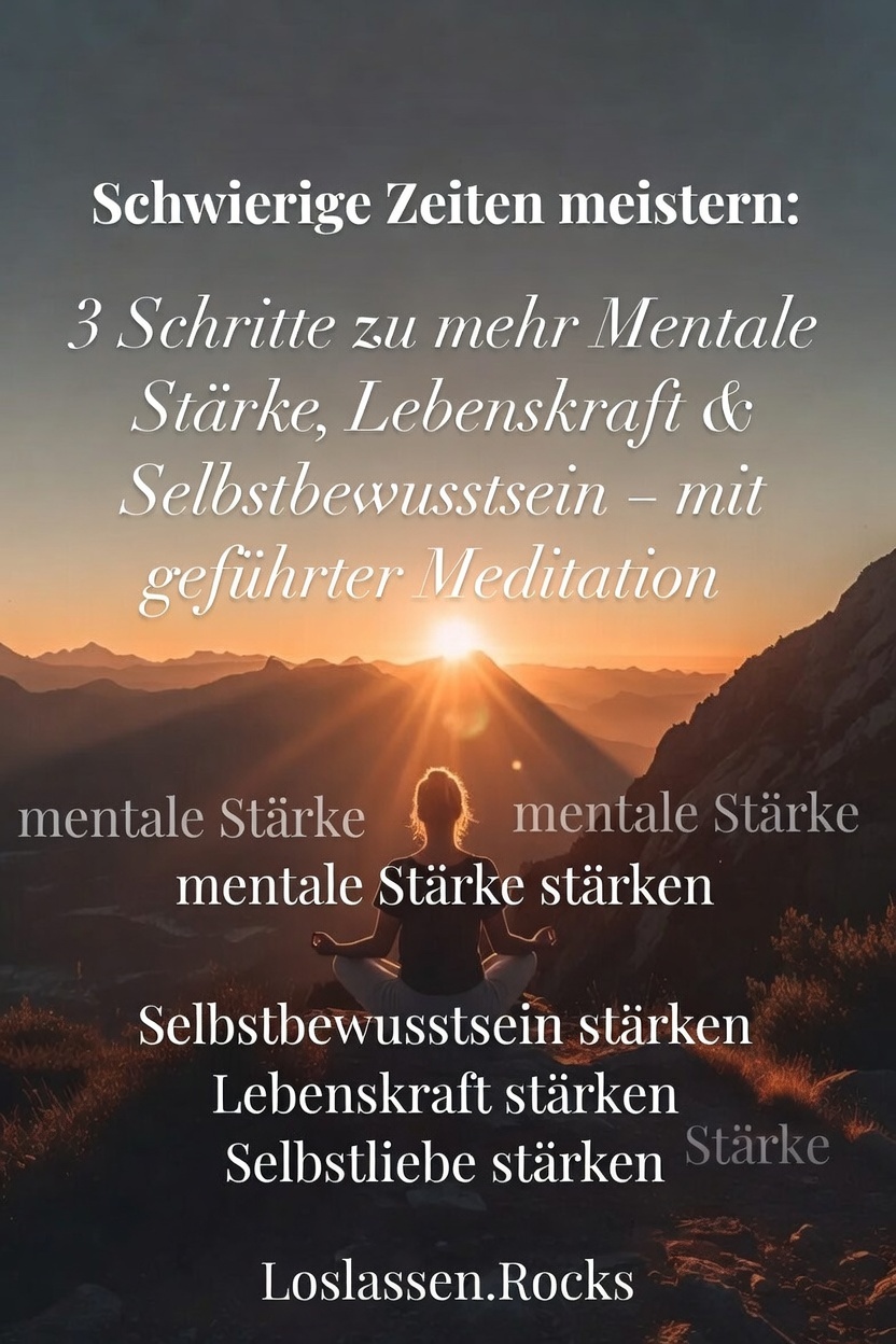 mentale stärke stärken - Meditation gegen stress