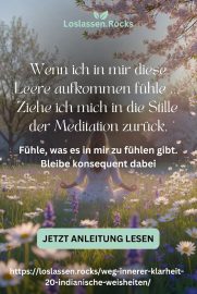 Meditation gegen innere Leere